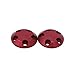 Shogun Motorsports 710-0924 Carbon S5 Swing Arm Spool Replacement End Caps - Red