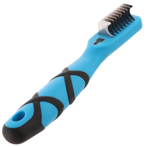 Groom Professional Matt Breaker for Long/Wooly Coats, Excellence in Animal Grooming, Professional Quality, Unique Soft-Grip, Non-Slip Handle, Pefect Tool for Dematting, 9 Blade