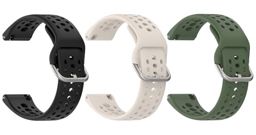 [SHEAWA] for Amazfit Bip 6/5/T-Rex3 Pro 48mm �o���h �x���g 3�_ �����o���h �V���R�� �ʋC���ɗD�� GTR4/GTR3/GTR3 PRO/GTR 47mm/Balance�Ȃ� �ւ��x���g �݊��i 22mm �A