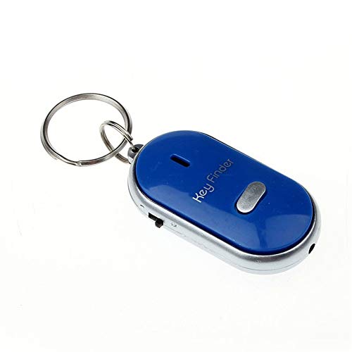 Lost Key Finder,LED Light Torch Remote Sound Control, Locator Keychain, Receivers Remote Finder for Finding Key, Remote, Phone and Pet, Whistle Finder, Anti-Lost Device Alarm for The Elderly