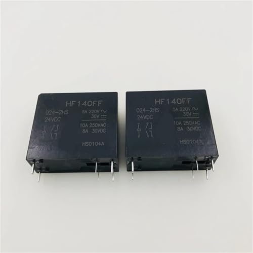 Relais de puissance JZX-140FF HF140FF-012-2HS 6 broches 10A pour circuit imprimé