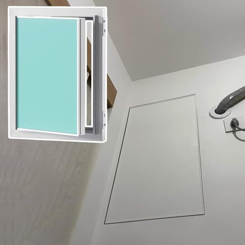 Trampilla Pladur Panel de Acceso para Conductos de Climatización HVAC Montaje Empotrado, Tapa Oculta para Orificios de Pared para Paneles de Yeso, para Válvulas de Mantenimiento(35x55cm (14x22in))