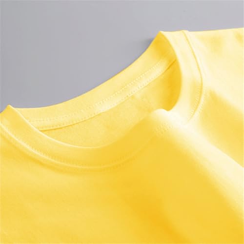 Kids Long Sleeves Cotton T Shirt Boys Girls Unisex Basic Soft Cotton Tops Solid Plain Crewneck Casual Tees Blouse4