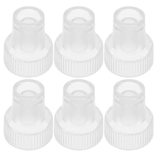 VICASKY 6 Stück Ersatzaufsätze für Gesichts Hydro Geräte aus Kunststoff Allgemein Kompatibel für Hautpeeling und Porenreinigung Einfach zu Wechseln