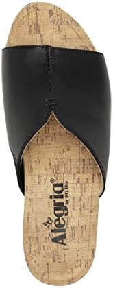 Alegria Women's Triniti Leather Platform Wedge Sandal Black Butter 9 M US | Image 3