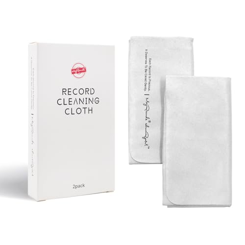 sdroceRyaM Record Cleaning Cloth Anti-Static 16''x16'' Extra Large Microfiber Towel Lint Free Vinyl...