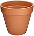 KOTARBAU® Blumentopf aus Terrakotta ⌀ 27 cm Übertopf mit Rand für Innenräume und Gärten