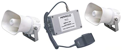 Marco Tromba con fischio 112 Db 24 V a 2 Altoparlanti