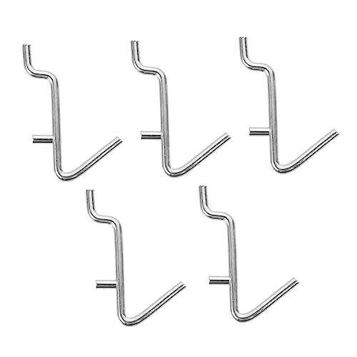 OKUMEYR Efficient Tool Storage Pcs v Shape Hanger for Garage Metal Pegboard Hooks High Capacity