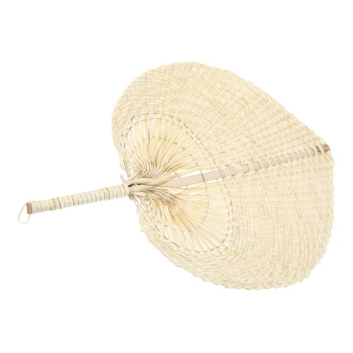 SOIMISS abanico de diseño vintage decoración pared decoración de pared admirador fan ventilador recargable Artilugio decoración de ventilador de mano ventilador antiguo tejido de bambú