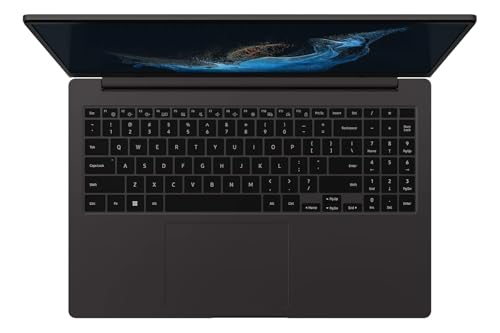 Image of Samsung Galaxy Book2 NP550 Laptop, 39.6cm (15.6 inch) FHD Display, 12th Gen Intel Core i5 / 16GB DDR4 RAM / 512GB SSD /Win-11 Pro /ms-Office / 1.8kg / Graphite, (NP550XED-KA4IN)