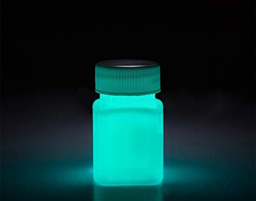 Glow in The Dark Paint Water Based Acrylic Materials -1 Ounce - 6 Colors (White)
