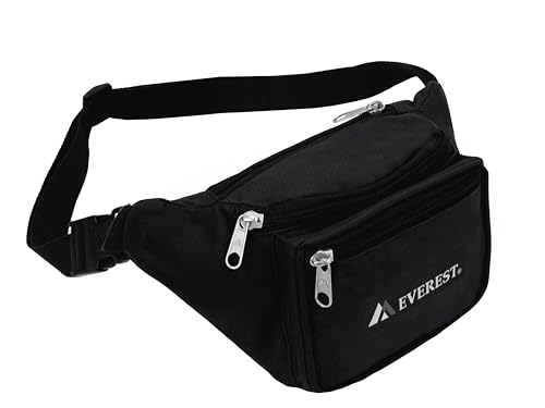 Everest Signature Waist Pack - Medium, Black, One Size
