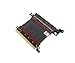Price comparison product image LINKUP - Ultra PCIe 4.0 X16 Riser Cable [RTX3090 x570 B550 RX6900XT Tested] Shielded Extreme High-Speed Vertical Mount Gaming PCI Express Gen4Straight Socket {5cm} 3.0 Gen3 & TT & Node 202 Compatible