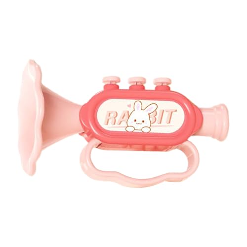 Trompeta para niños: Instrumento de Juguete de Color Brillante, Juguete Educativo de Trompeta de simulación, Juego de Aprendizaje Musical para Hacer Ruido, juguet de Sonido Divertido para niños
