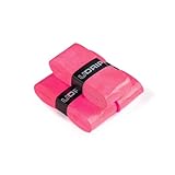 UDRIPPIN Pickleball Pro Dry Grips, Cushioned, Sweat-Resistant Overgrips for All Racquet Sports – Low Tack, Dry Feel, Moisture-Wicking Grip Tape for Enhanced Comfort & Control (Pink, 12-Pack)