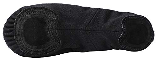 Linodes Dance Shoes for Girls Stretch Canvas Split Sole for Women