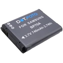 Bateria Samsung Bp70A Camara Dot.Foto BP70A Premium 3.7v / 740mAh Batería Recargable para Samsung