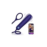Rinofans Mini Vibrator Sex Spielzeug für die Frau mit Rückholschlaufe 10 Vibrationsmodi, Tragbarer Silikon Vibratorensets für Paare, Leise APP Steuerung Klitoris G-Punkt Anal Brust Stimulator Sex Toy