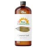 Sun Essential Oils Cinnamon Leaf Essential Oil 16oz for Diffuser, Aromatherapy, and Calming