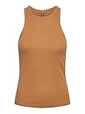Luftiger Stoff PIECES Damen Pcruka Boxer Tank Noos Bc Top, Indian Tan, S EU