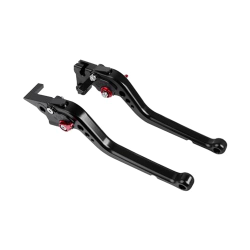 Bremskupplungshebel Kurze Lange Verstellbare Bremskupplungshebel Hebel Motorrad Für Suzuki Für Hayabusa GSXR1300 GSX 1300R 2022 2023(Long black 22-23)