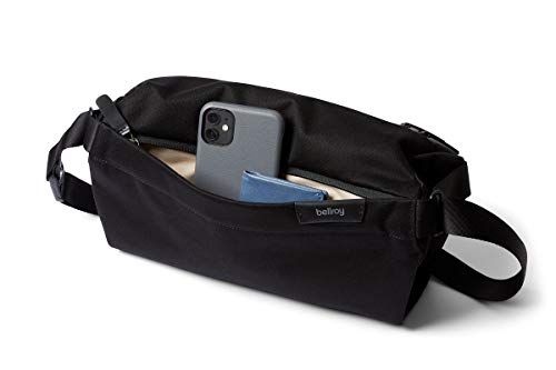 Bellroy Sling Bag (Unisex Compact Crossbody Bag, Multiple Compartments, Water-resistant Materials, Holds Phone, Camera & Water Bottle) - Melbourne Black3