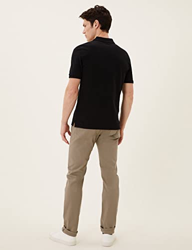 Image of Marks & Spencer Mens Light Wash Mid Rise Slim Fit Jeans