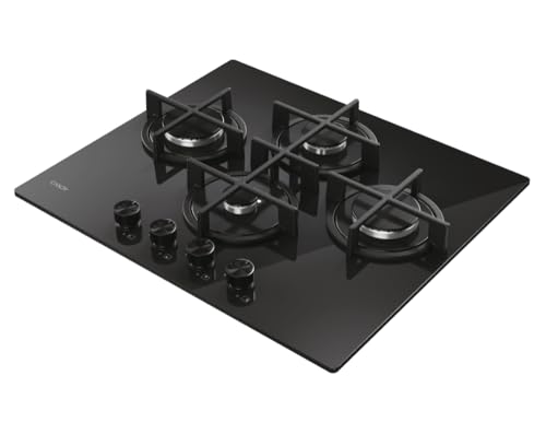 Table de cuisson à gaz CANDY Moderna 4 feux Verre trempé Grilles lavables au lave vaisselle - vue 4