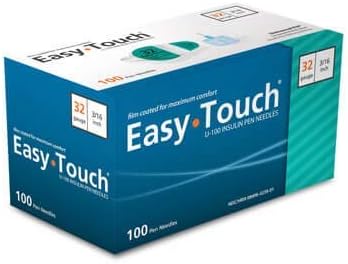 Box of 3X100 32G 1/4 Pen Needles