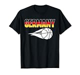 Deutschland Basketball Fans Trikot - Deutschland Flagge Sportliebhaber T-Shirt