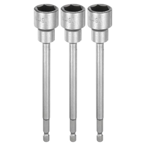 Foret pour tourne-écrous 16 mm douille à choc métrique longue aimantée