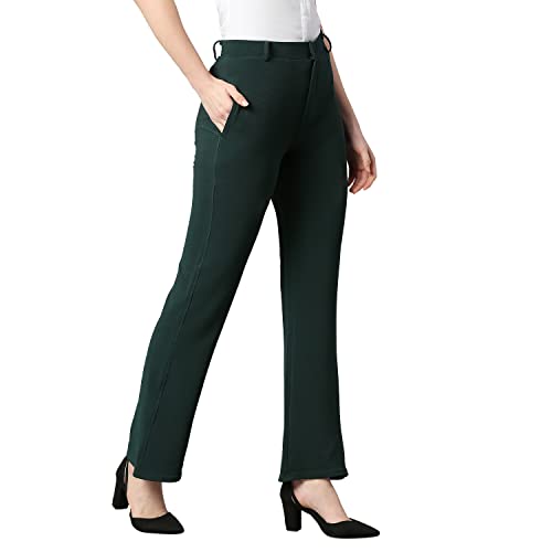 Image of Smarty Pants Women's Cotton Bell Bottom Formal Trouser