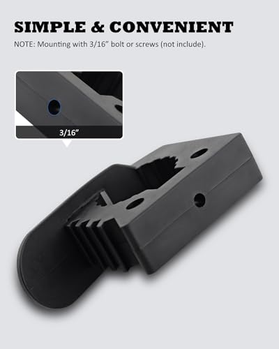 Image of Quick-Release Clamp Mount Rubber Clamp Grip for 1-1 /7'' to 1-3 /7'' Diameter Tools and Equipment Used on Off-road vehicle, UTV, ATV, Van, Trucks, Boat & Train- 12 Pack