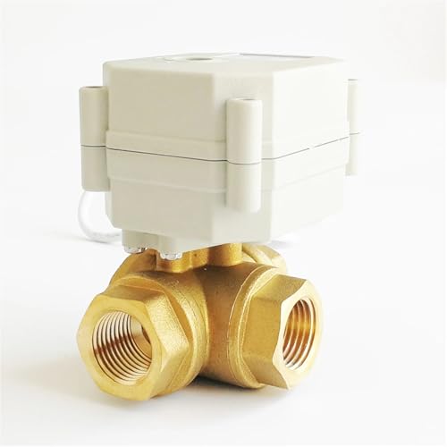 Vanne 3 voies DN25 laiton 24V motorisée pour automatisme hydraulique