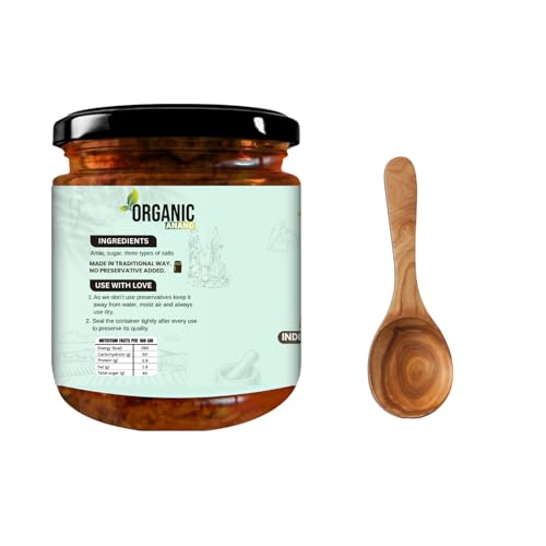 Image of Organic Anand Homemade Dried Amla Murabba Traditional Indian Gooseberry Ka Murabba, Vitamin C Rich Digestive Treat, Healthy & Natural Sweet Snack, Immunity Booster, Delicious Taste (500gm)