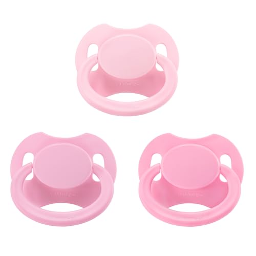 Littleforbig Bigshield Generation-II Adult Sized Pacifier Overload 3 Paci Pack - Dark-Pink Medium-Pink Light-Pink