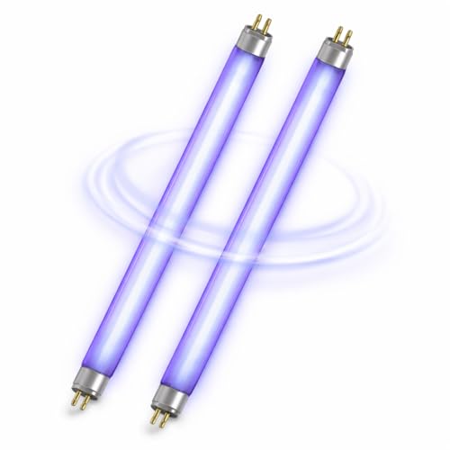 Image of SureFly T5 8W Fluorescent Light Tube 28.6cm 220V, High Efficiency Fluorescent Tube Lighting with G5 2 Pin Base, Flicker-Free Tube Light for Enclosed Fixtures and Continuous Use Indoor Lighting