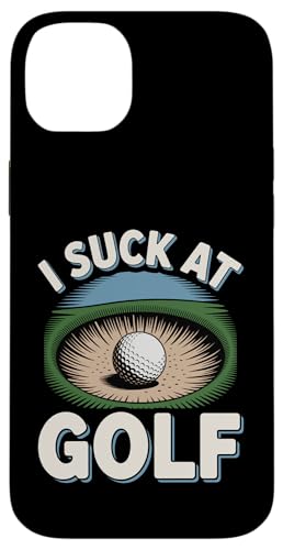 I Suck At Golf Loser Dad ȃW[N St X}zP[X iPhone 14 Plus p