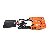 Correa para cortadora de cepillo, cómoda correa ajustable para cortadora de césped con almohadilla para el hombro que suaviza el impacto para sierras...