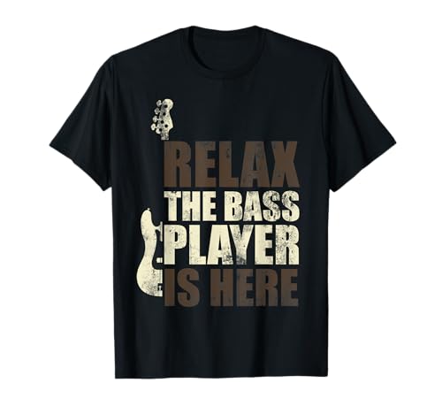 Le Bassiste est Ici Musique idée Cadeau Guitare Basse T-Shirt
