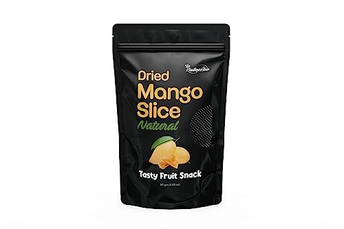 Khadhya Ahar Dried Mango Slices All Natural Vegan Gluten Free premium No...