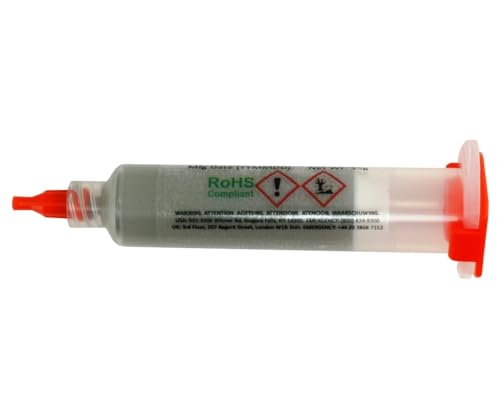 Image of Chip Quik SMD4300SNL10 Solder Paste no clean Lead-Free in 10cc syringe 35g water washable