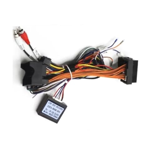 Car Radio CANBus Cable Android Head Unit 16pin Power Wiring Harness Socket Connector CAN Bus Decoder Compatible For BMW X1 E84(Cable Canbus)