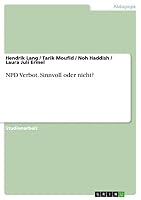NPD Verbot. Sinnvoll oder nicht? 3656949581 Book Cover