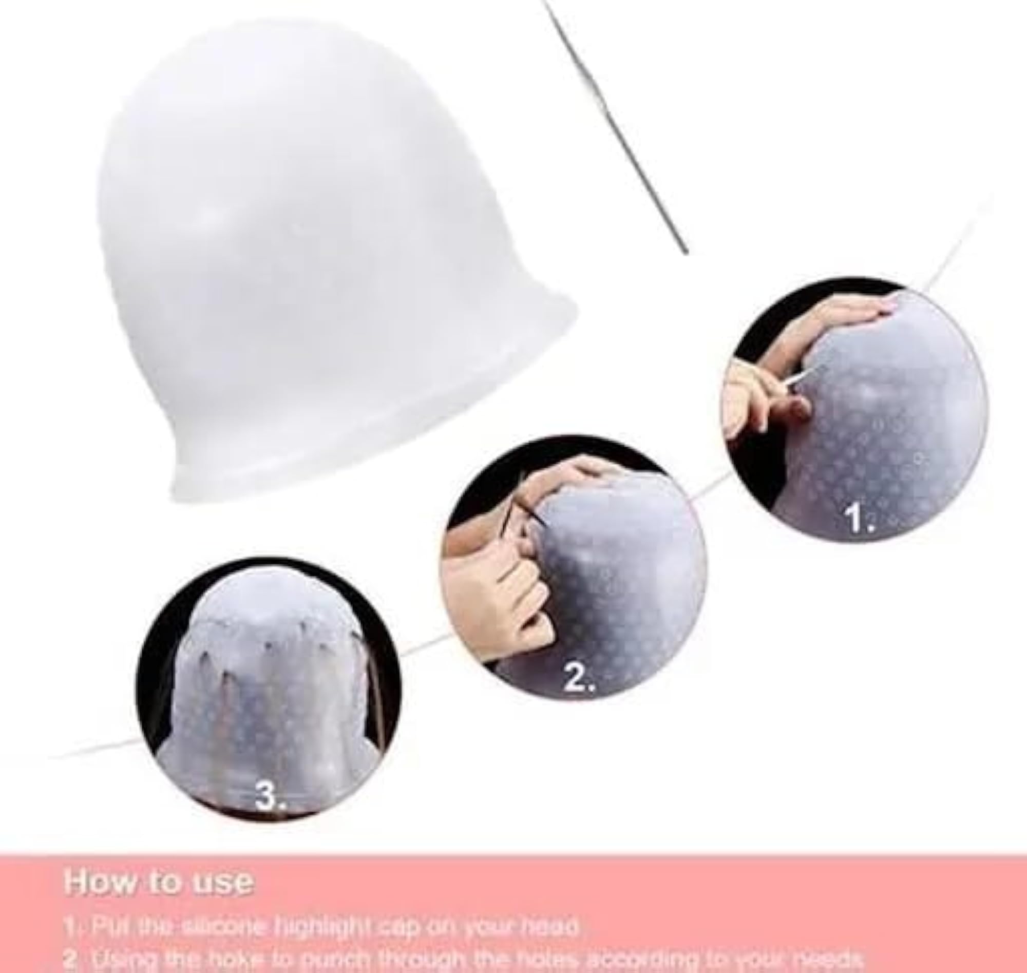 Highlight Silicone Hair Dye Reusable Multicolor