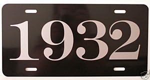 1973 Metal License Plate - 6x12 Inch Aluminum Novelty Plate For Classic Cars