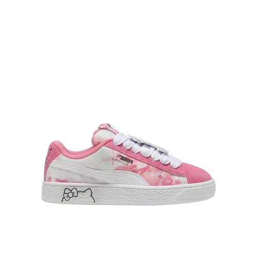 PUMA Kids Girls Hello Kitty and Friends Suede XL Sneakers Shoes Casual - Pink - Size 4 M