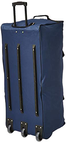 Rockland Rolling Duffel Bag, Navy, 40-Inch - Image 3