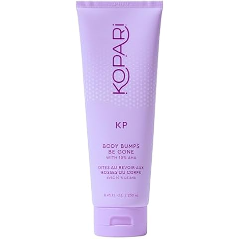 Kopari KP Body Bumps Be Gone Exfoliating Body Scrub with 10% AHA, to Smooth Skin, Reduce Bumps, Decongest Pores, Clarifying, Gently Exfoliate & Wash | 8.45 fl oz Tube Cover